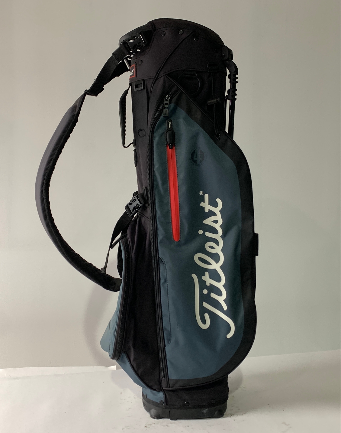 Titleist Players 4 Stand Bag Blue 4-Way Divide Single Strap Golf Bag