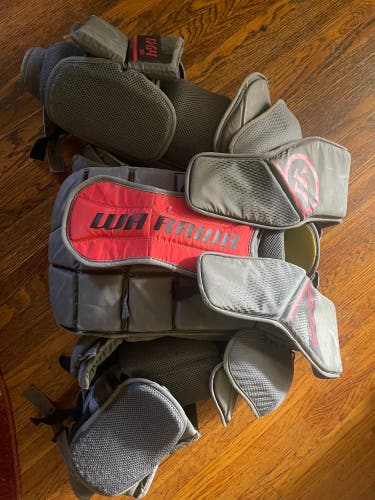 Used Small Warrior  Ritual G4 Pro Goalie Chest Protector