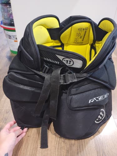 Junior Used Medium Warrior Ritual x3 E+ Hockey Goalie Pants