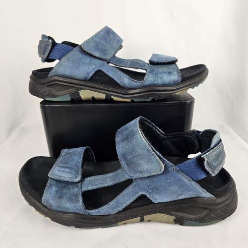 Ecco X-Trinsic Mens Size 43 EU 9-9.5 US Sport Walking Sandals Waterproof Blue