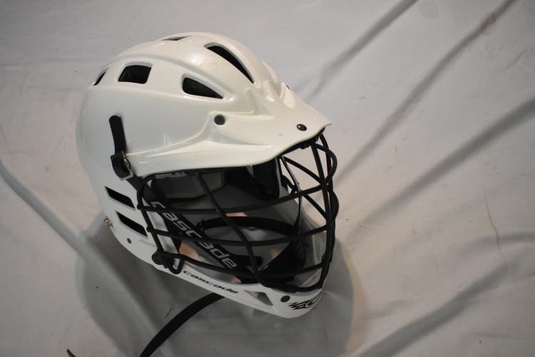 Cascade CPV Lacrosse Player Helmet w/ SPR Fit, White, XS  - Good Condition!