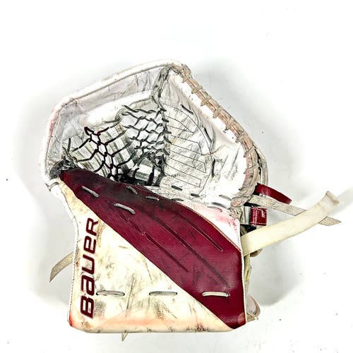 Used Regular Bauer Hyperlite Pro Stock Goalie Glove