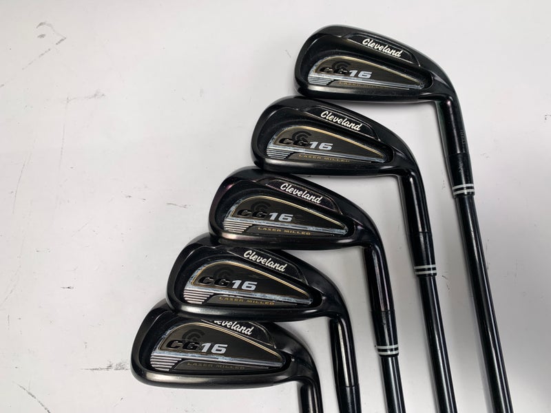Cleveland CG16 Black Pearl Iron Set 6-PW Action Lite 55g Regular Graphite RH