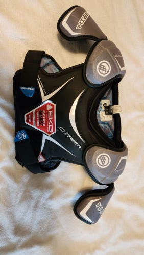 New Small Maverik Charger Shoulder Pads  - EKG