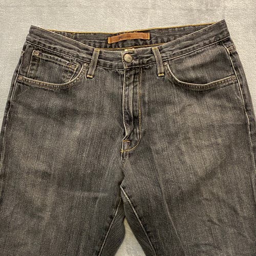 Agave Jeans Men 34x31 Waterman Relaxed Cut Death Valley Washed Black Made in USA