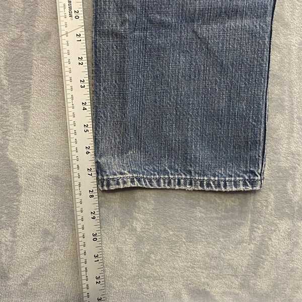 Levis 501 Jeans Men 32x30 Blue Straight Leg Button-Fly Medium Wash