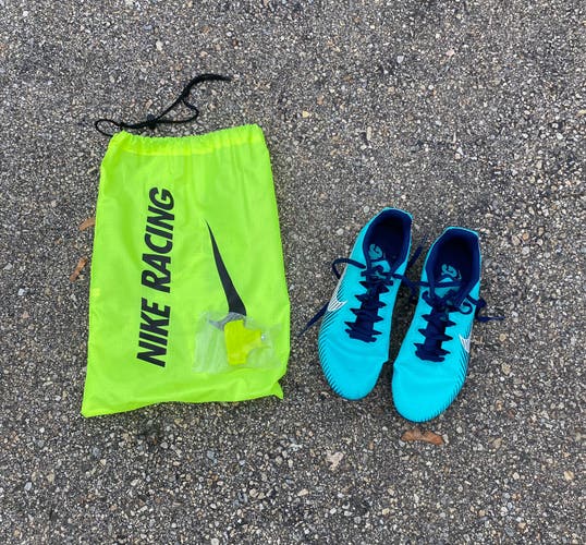 Barely Used Turquoise Nike Zoom Rival M 9 Women's Track Spike (W Size 9.0) + Other Items
