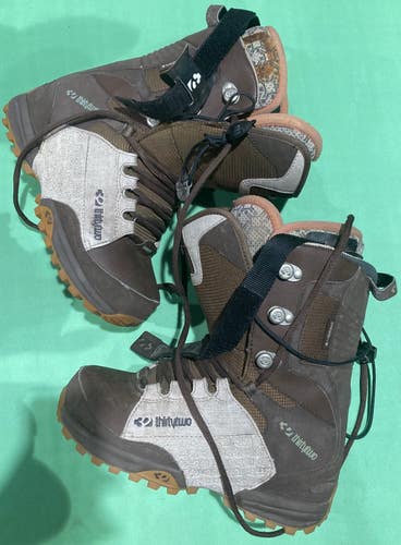 Used Men's Thirty Two Lashed size 9.0 (W 10.0) All Mountain Snowboard Boots