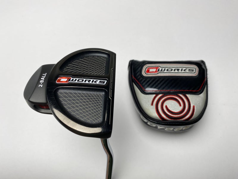 Odyssey O-Works Black 2-Ball Putter 35" Mens RH HC