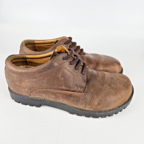 Birkenstock Derby Shoe Saddle Brown Leather Lace Up Oxford Shoes 40 / W9 M7