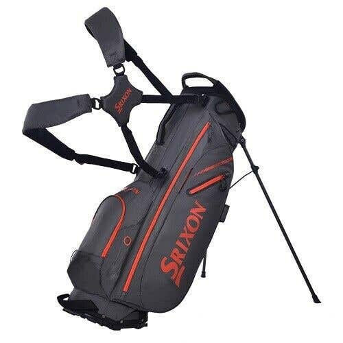Srixon Nimbus Ultra Light Stand Carry Golf Bag 6-Way Top GRAY ORANGE Dual Strap