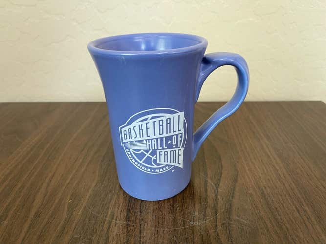 Basketball Hall of Fame SPRINGFIELD, MA NBA NCAA Purple Tall Coffee Cup Mug!