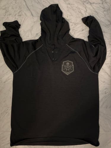 Under Armour Loose Fit Hoodie, Black, large