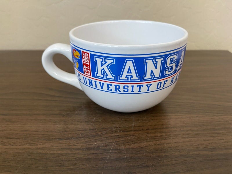Kansas Jayhawks EST 1885 NCAA SUPER AWESOME Extra Large Coffee Cup