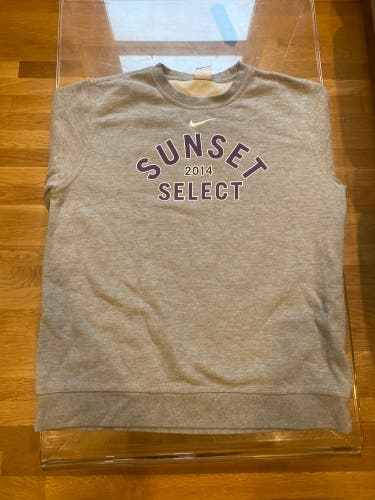 Sunset Select Gray Used Medium Nike Sweatshirt