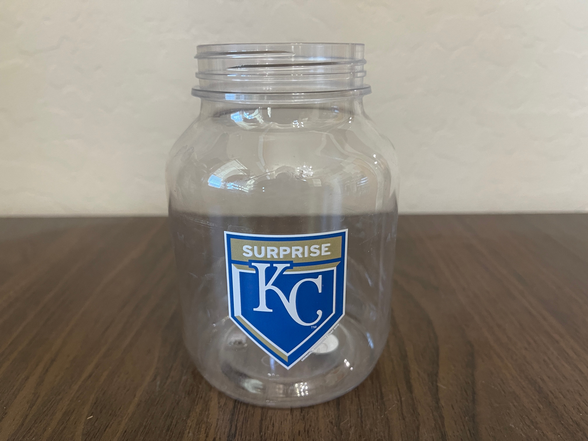 Kansas City Royals MLB BASEBALL SPRING TRAINING ARIZONA Plastic Mason Jar Mug!