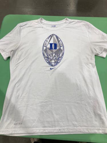 Team Issue Men's Large Nike Duke Football Shirt