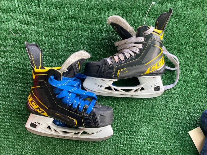 Junior Used CCM Super Tacks Hockey Skates D&R (Regular) 3.0