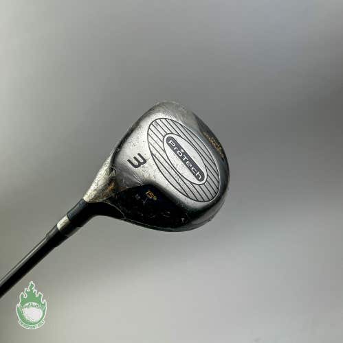 New LEFT HAND ProTech 3 Wood 15* 17-4  Stainless Mid Firm Graphite Golf Club