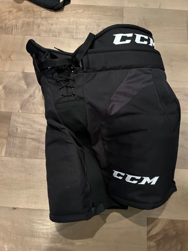Pro Stock Used Large CCM HP32 Black Hockey Pants