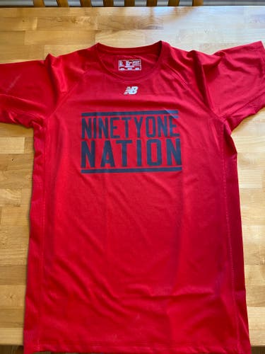 Team 91 Maryland Red Small Men's New Balance Shirt
