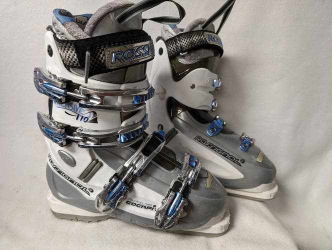 Rossignol Intensive 110 Ski Boots Size 23.5 Color White Condition Used
