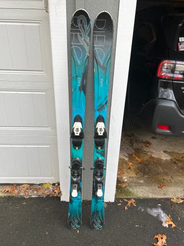 K2 women’s skis Superific 146 Cm. W/ Dolman Bindings