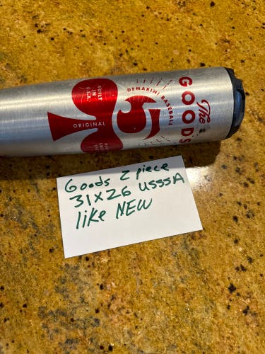 Used USSSA Certified DeMarini (-5) 26 oz 31" The Goods Bat