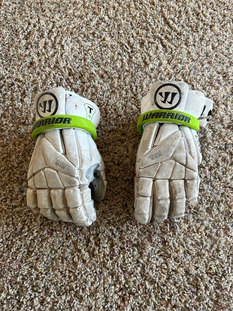 Used Warrior Large Evo Lacrosse Gloves