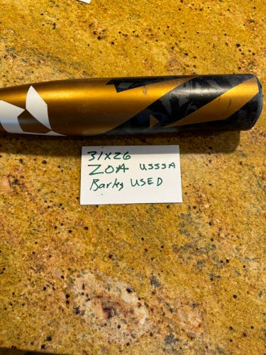 Used USSSA Certified DeMarini (-5) 26 oz 31" Zoa Bat