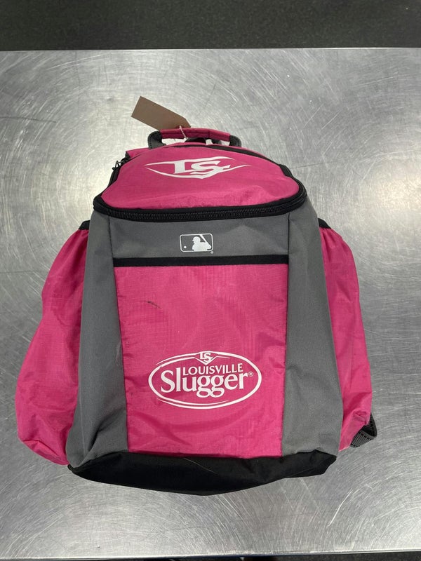 Louisville Slugger Baseball/Softball Gear Backpack Size 18 In x 12 In x 9  In Color Purple Condition Used