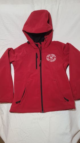 Red Used Women's Medium Regis Jesuit Girls Lacrosse Soft Shell Jacket