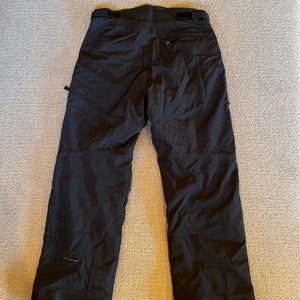 Black Men's Adult Used Medium Obermeyer Ski Pants