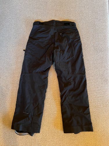 Black Men's Adult Used Medium Obermeyer Ski Pants