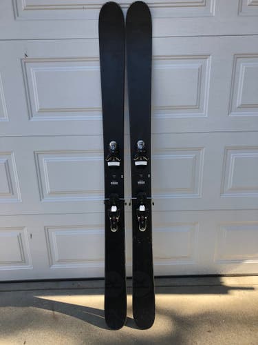 Used Rossignol 186 cm Powder Black Ops Skis With Bindings