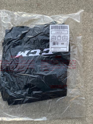 CCM Pro Stock Pant Shells XL Black new