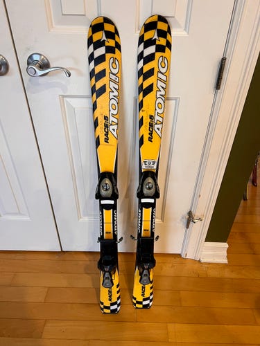 Used Atomic 110 cm Racing Race 5 Skis With Bindings