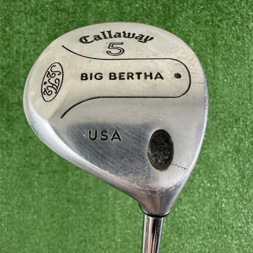 Callaway Big Bertha S2H2 5 Wood RH TT Memphis 10 Uniflex Steel 41.5”