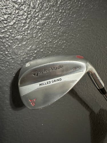 Used TaylorMade RH Milled Grind Wedge Stiff Flex 60 Degree Steel Shaft