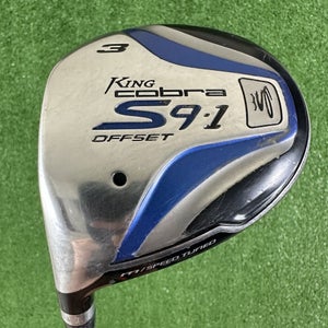 Cobra King S9-1M Offset 3 Wood Left Handed Graphite Design Tour AD Senior A Flex