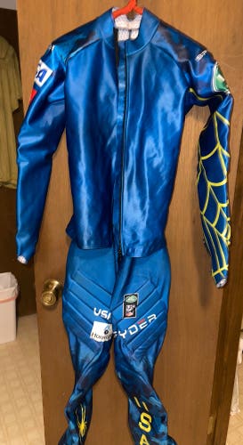 2022 Spyder Us Ski Team Ski Suit (Padded Two-piece SL Suit)