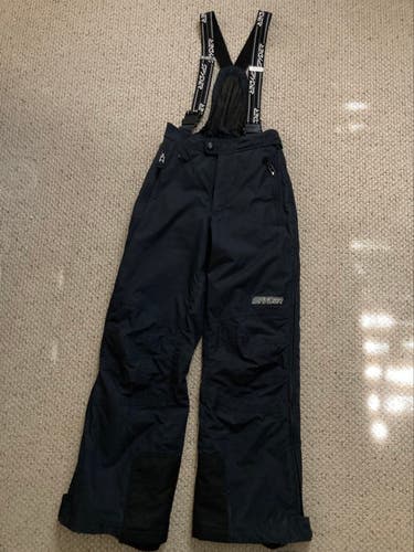Used Women's Black Spyder "Tarantula" full-zip ski Pants