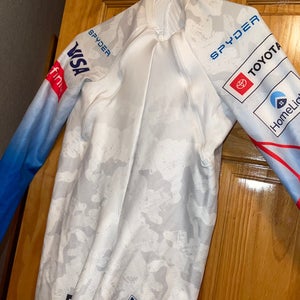 New 2022 Large US Ski Team Spyder Non-padded Downhill Suit FIS Legal
