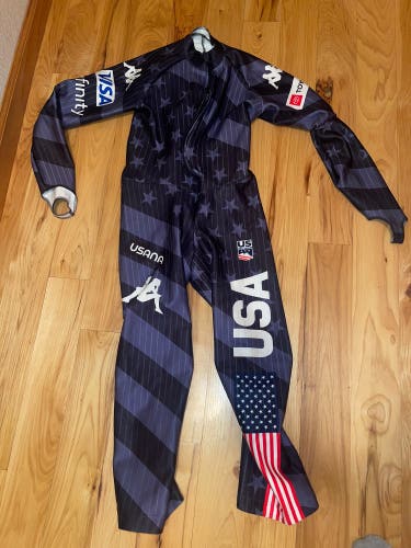 New 2023 US Ski Team Kappa Ski Suit FIS Legal
