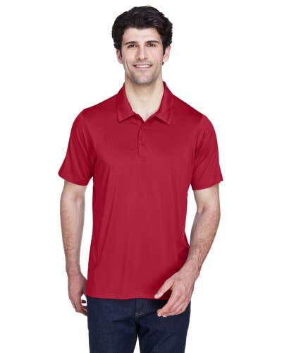 NWT Team 365 Men's Charger Short Sleeve Performance Polo Sport Red Size 2XL