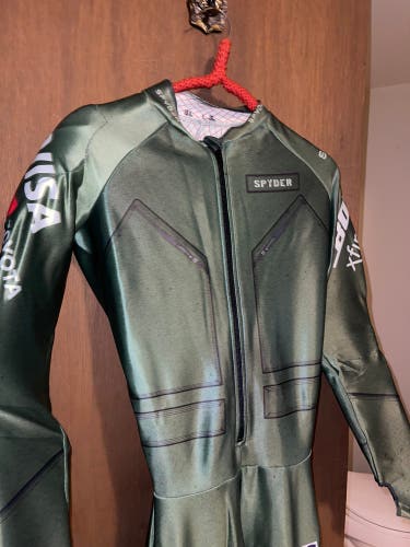 New 2022 Spyder US Ski Team Ski Suit (Padded)