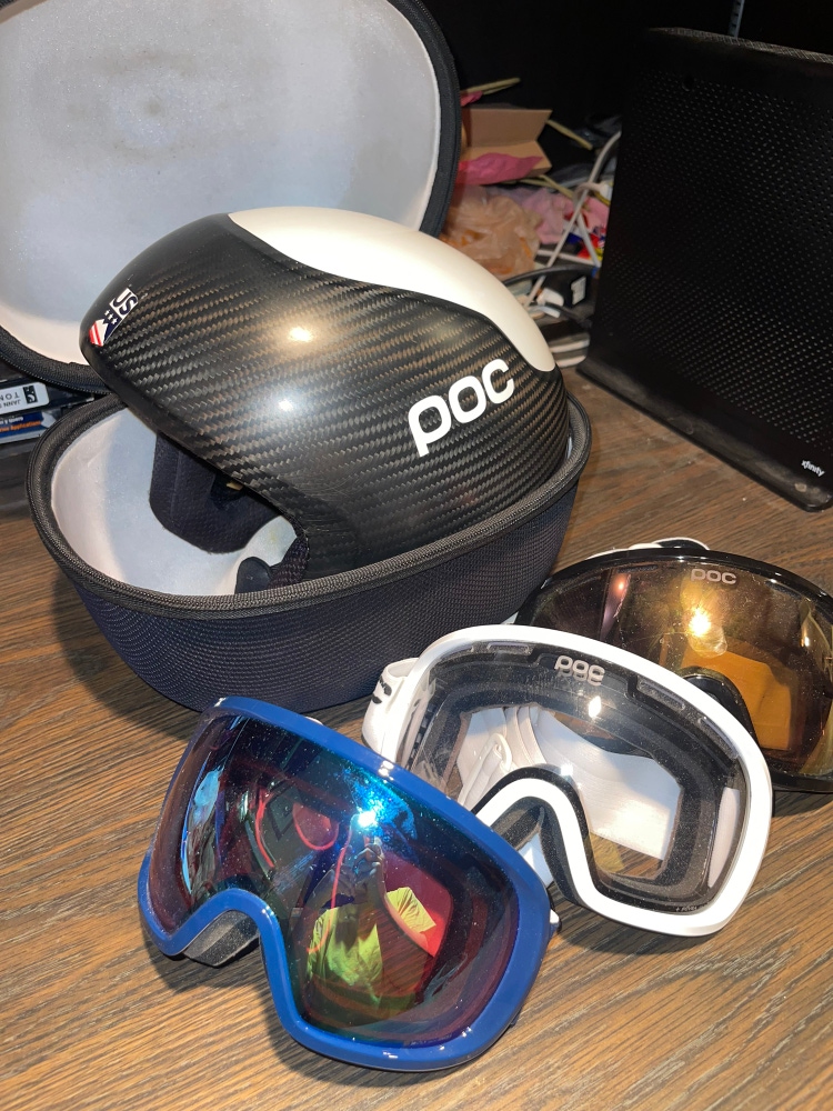 Unisex Medium/Large POC Race GS Helmet