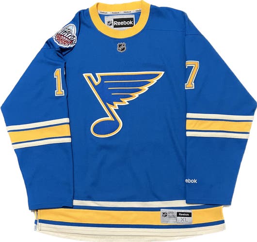 St. Louis Blues Jaden Schwartz 2017 Winter Classic NHL Hockey Jersey Size XL