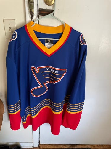 St Louis Blues Fanatics Men’s NHL Vintage Jersey XXL
