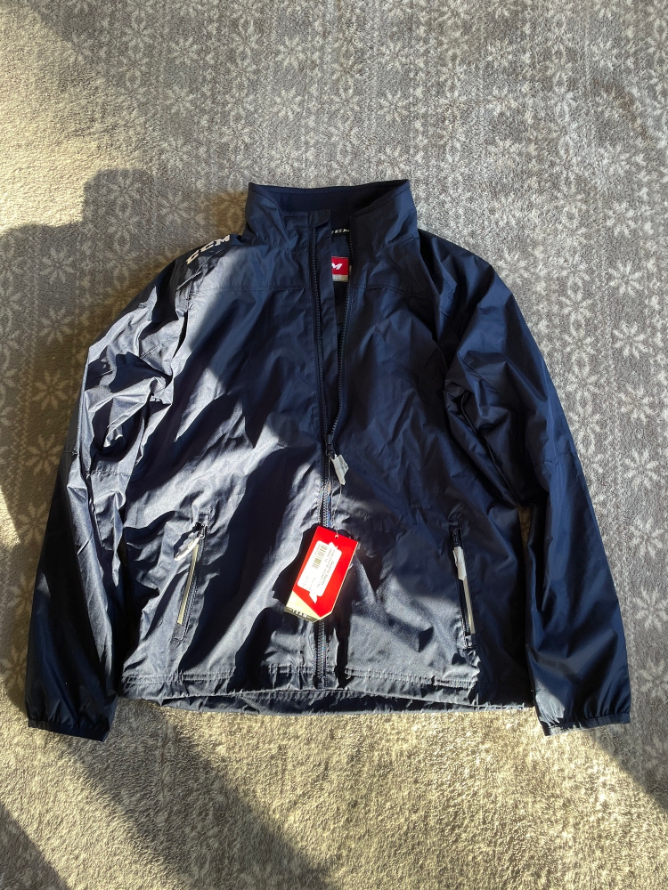 New Navy Youth Large CCM Tactical Cool Windbreaker